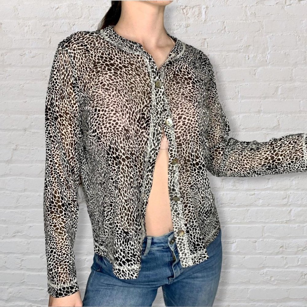 Laura Ashley Mesh Cardigan